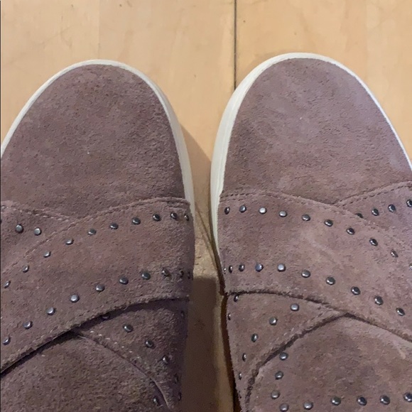 Frye Nina Studded Suede Slip-On Sneakers 8 - Picture 8 of 8